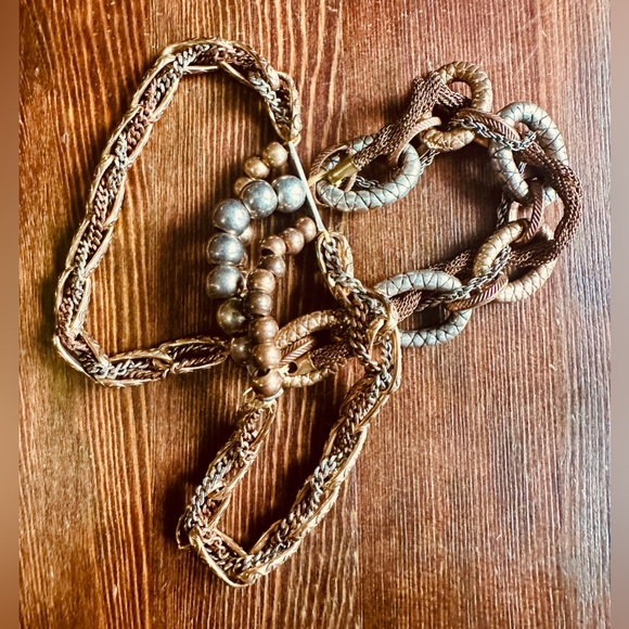 Elegant Multi-Strand Bronze Bracelet - Picture 2 of 3